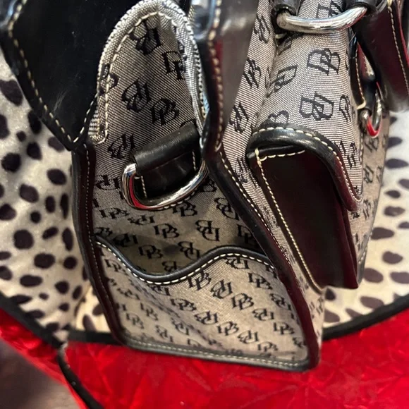 Dooney & Bourke Black and Gray Satchel - Picture 9 of 12